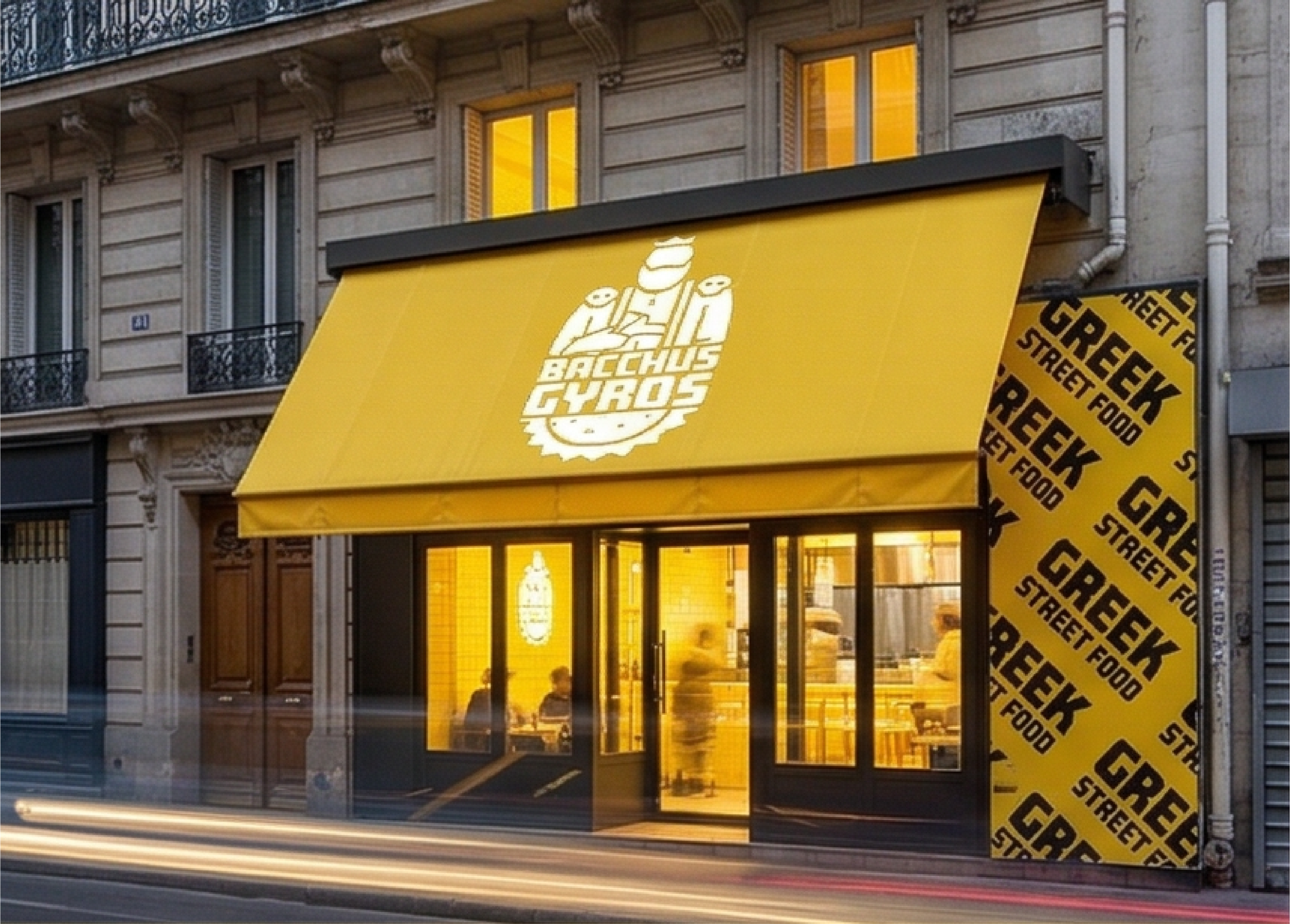 Bacchus Gyros — Devanture